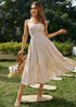 Lace-Up Boho Maxi Dress Genesis